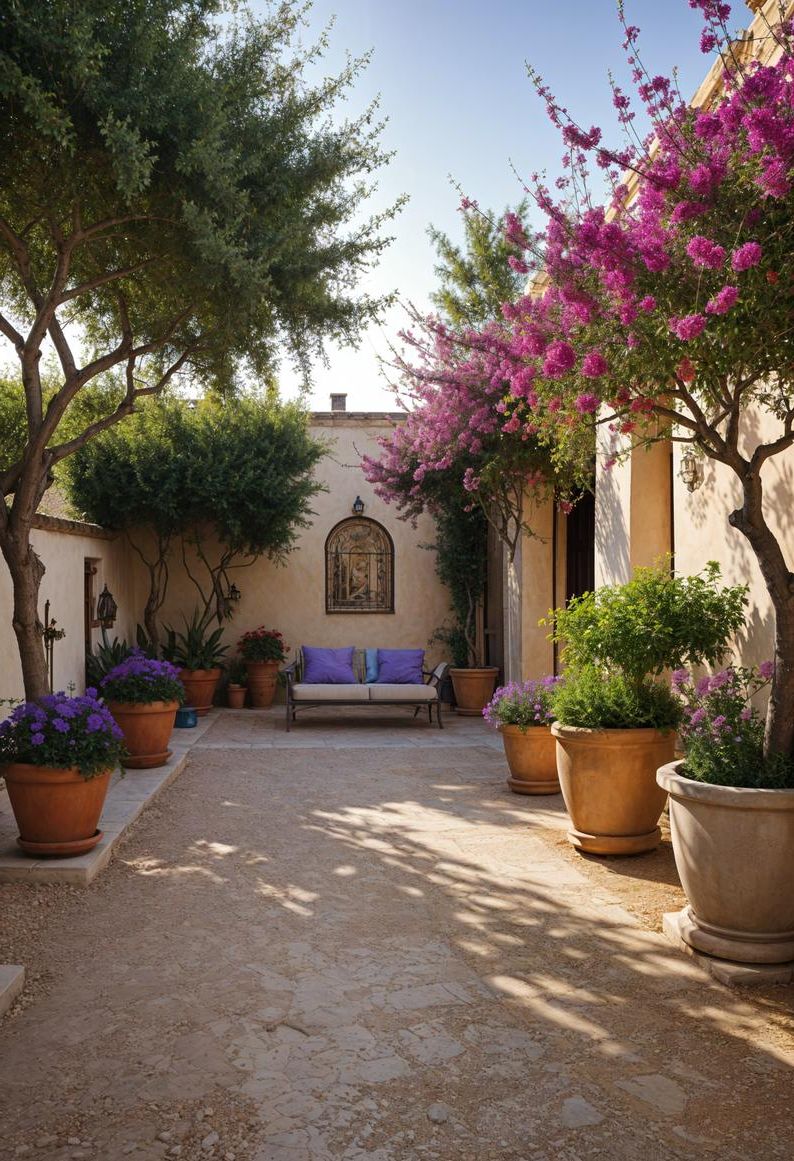 3. Mediterranean-Style Gravel Patio Ideas - photo 3