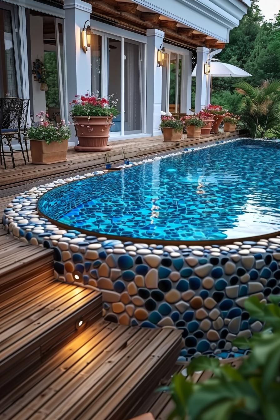 9. Mediterranean-Style Poolside Ideas