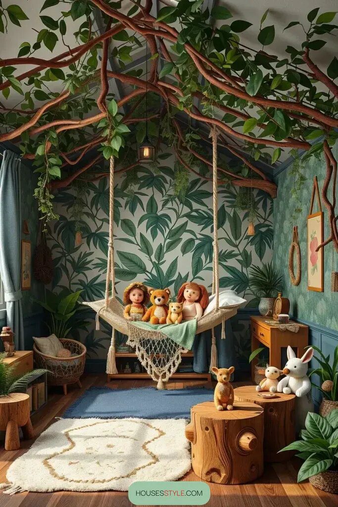 Jungle and Nature-Inspired Bedroom Themes - photo 2