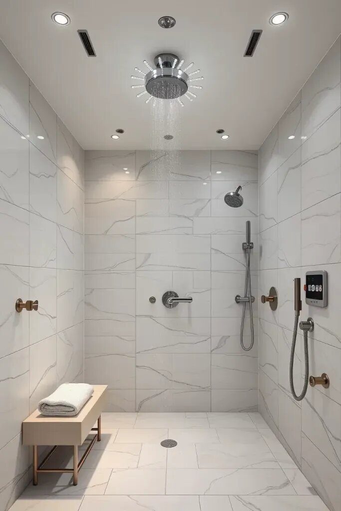 Dual Showerheads and Rainfall Systems