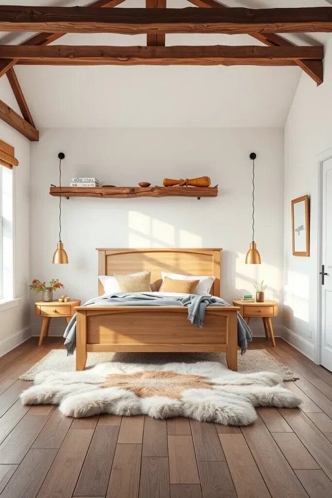 Scandinavian Touches in Rustic Bedrooms - photo 2