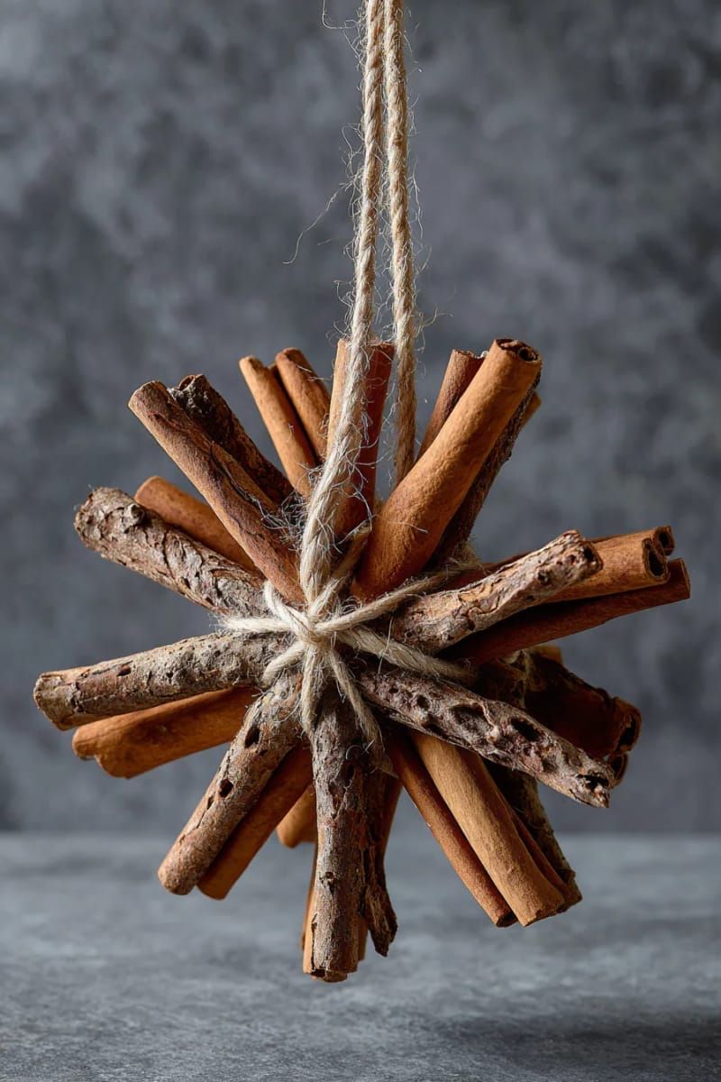 31. Cinnamon Stick Starburst Decoration - photo 2
