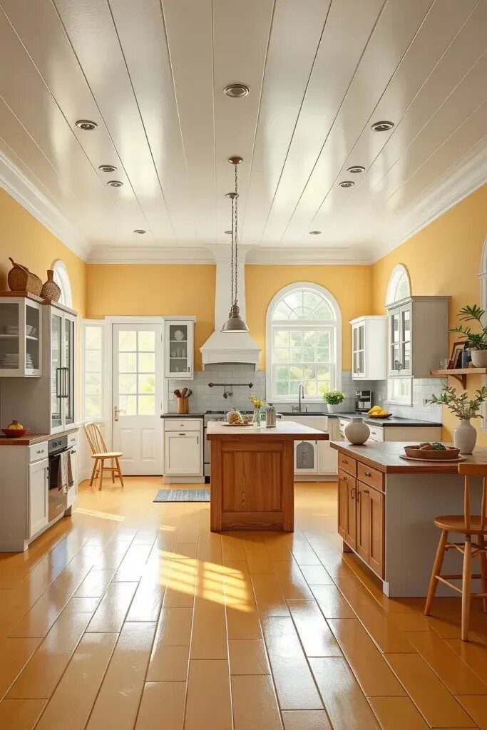 Painted Floors In Butter Yellow For A Color Pop - photo 2