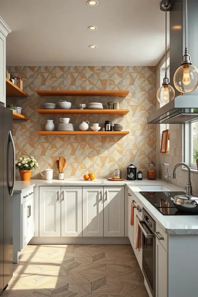 Vintage-Pattern Wallpaper for a Retro Look - photo 2