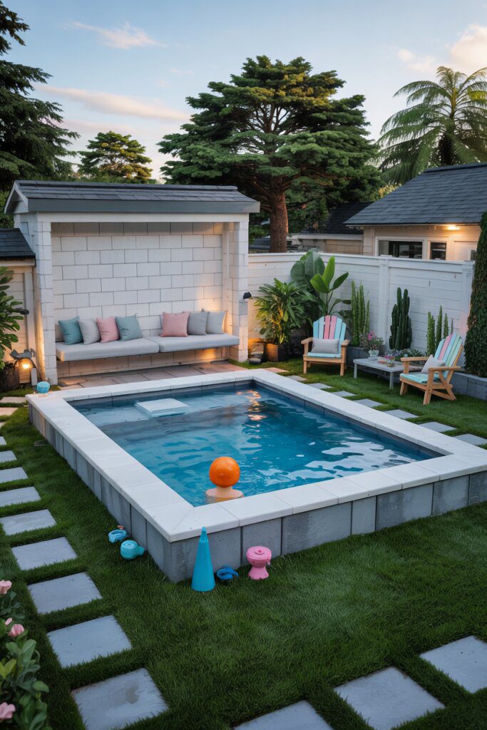 10. Bloxburg-Style Aesthetic Pool Build
