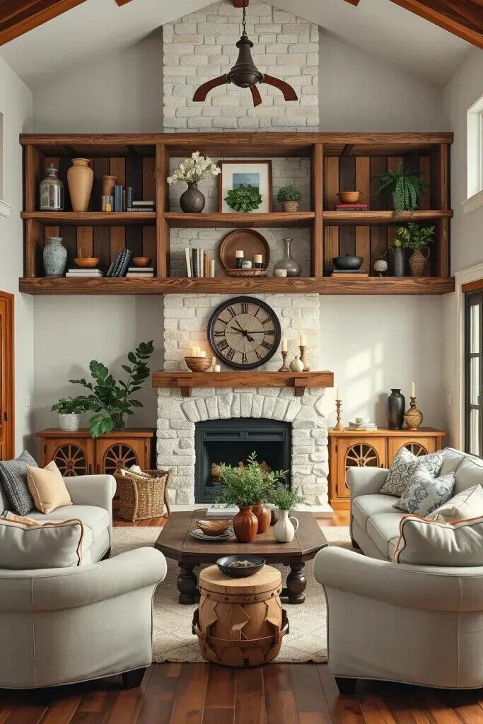 53. Use Open Shelves For Display