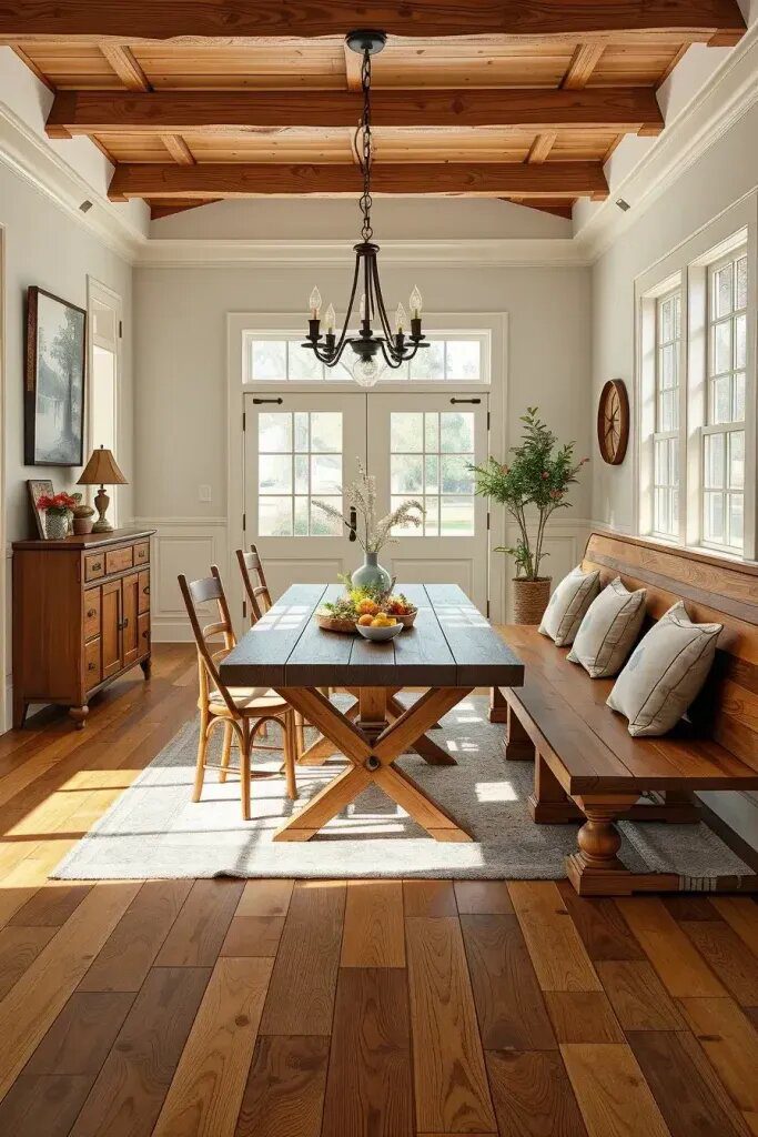 Bench Seating for a Communal Farmhouse Feel - photo 2