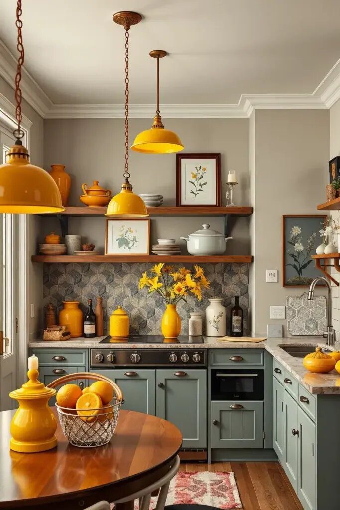 Finishing Touches: Yellow Accents In Art And Decor - photo 3