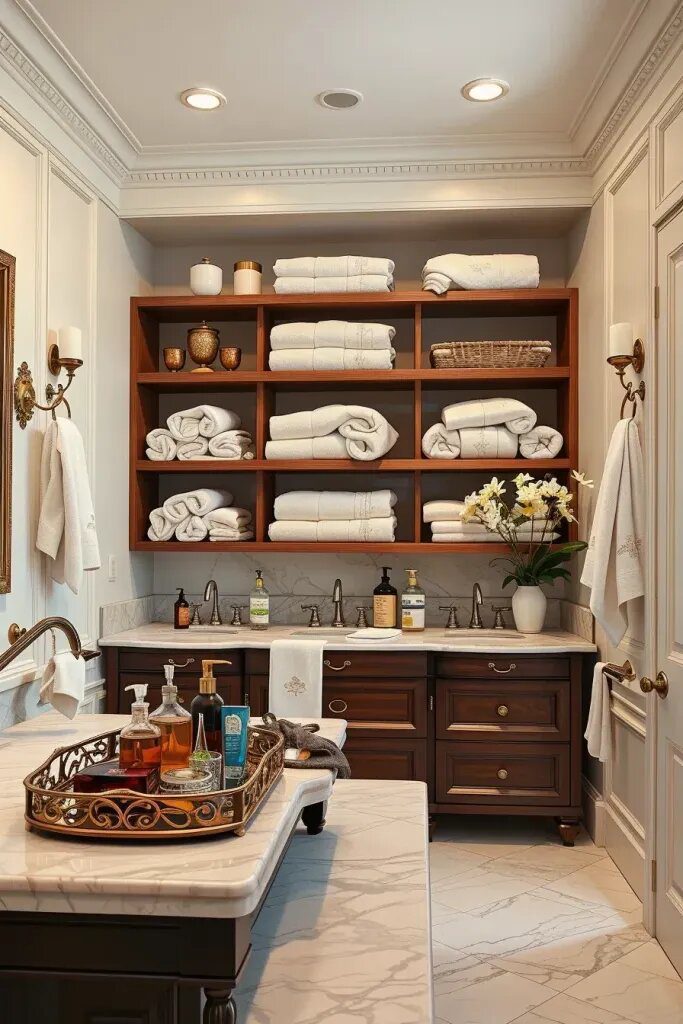 Luxurious Towel Collections and Embroidered Accents