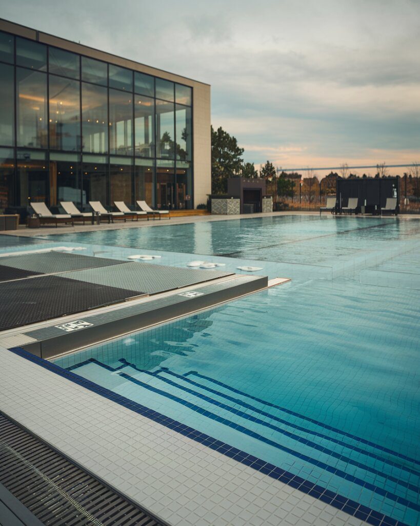 16. Adjustable-Depth Pools for All Swimmers