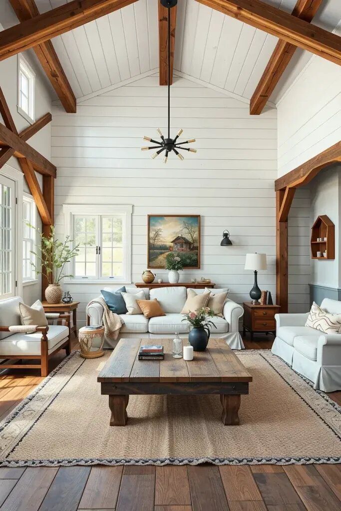 Modern Rustic Farmhouse Living Room Concepts - photo 2