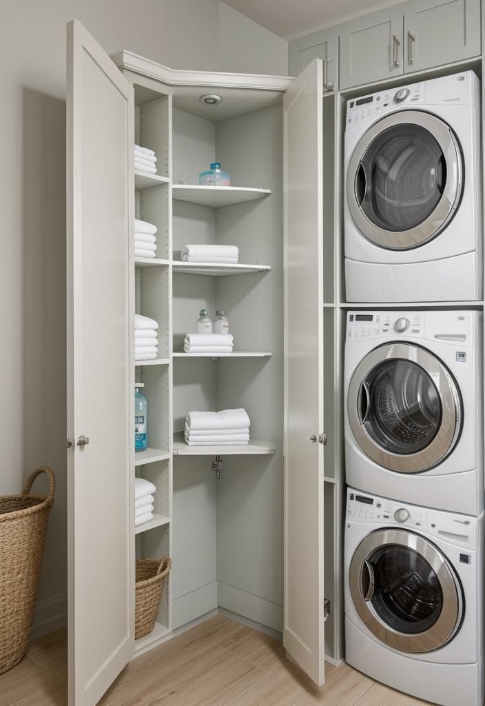 15. Corner Cabinet Ideas for Small Rooms