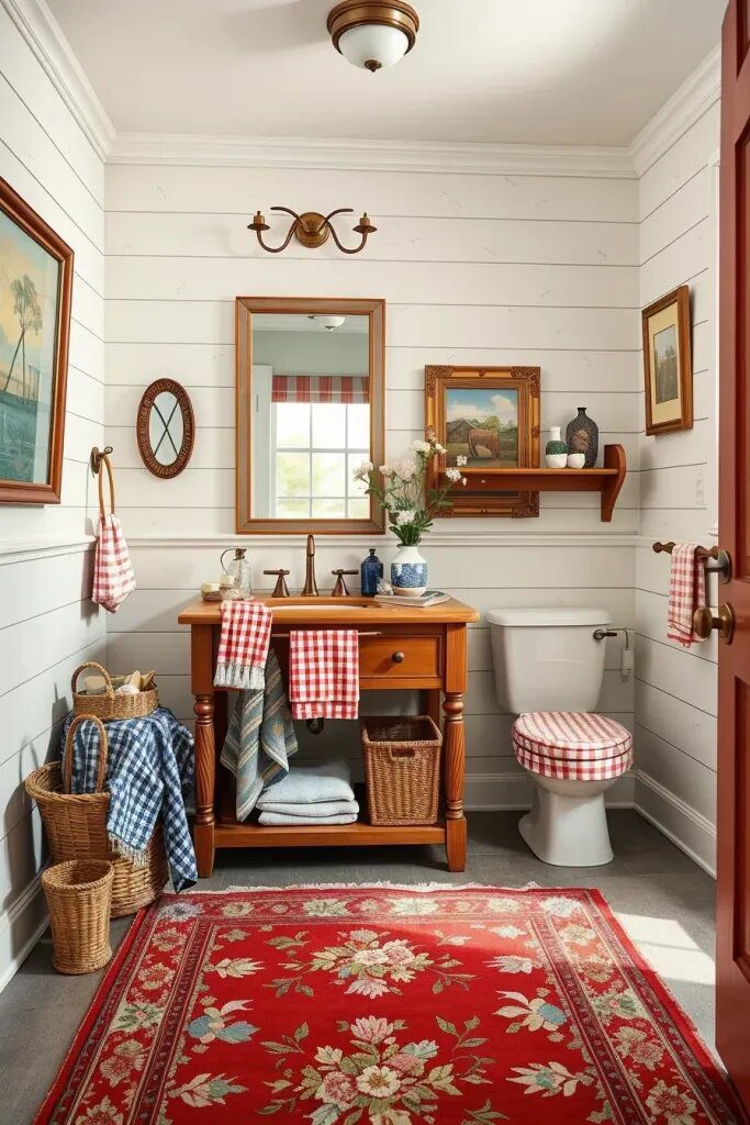 Classic Americana Bathroom Style