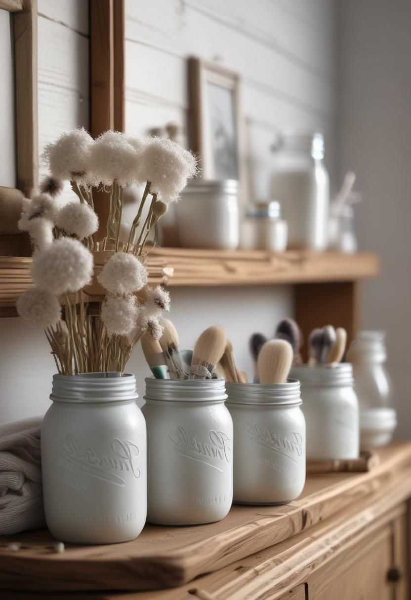 23. Chalk-Painted Mason Jars - photo 2