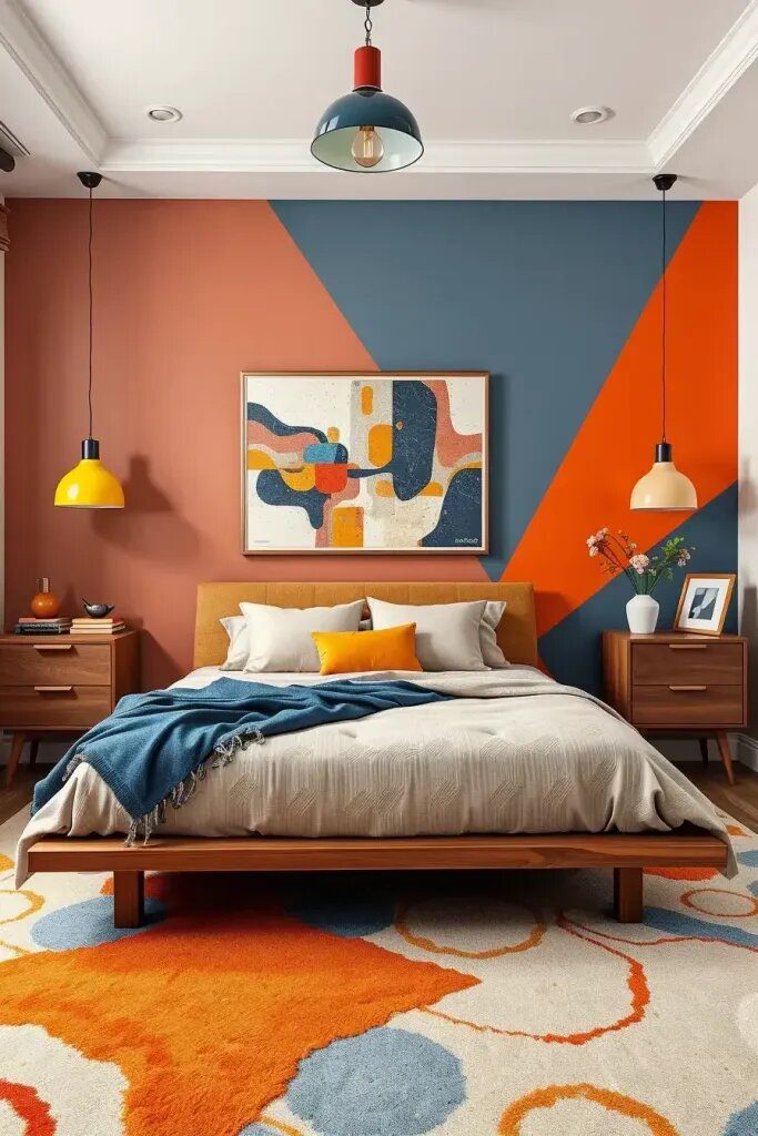 Color-Blocked Bedroom Ideas Inspired by Art - photo 2