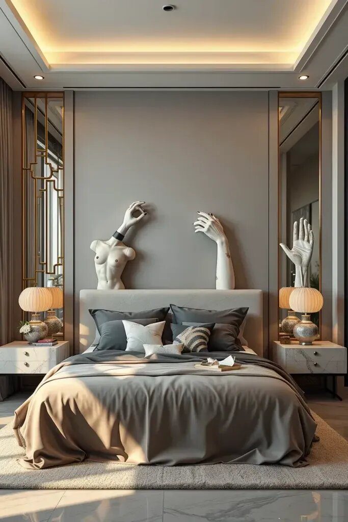 Sculptural Body Art as Nightstand Accents - photo 2