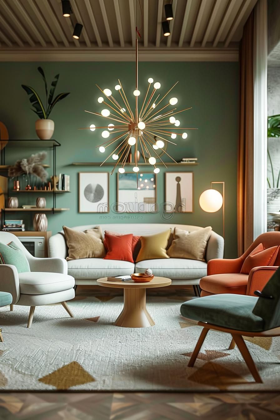4. Retro Lighting for MCM Rooms - photo 3