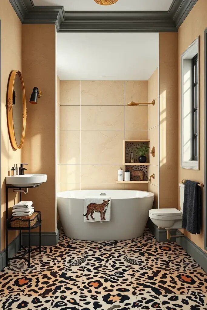 Animal Print Tiles for Bold Bathrooms - photo 2