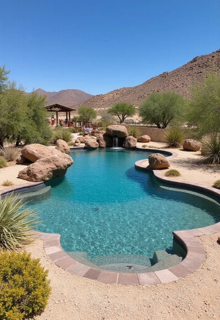 15. A Desert-Style Pool Paradise