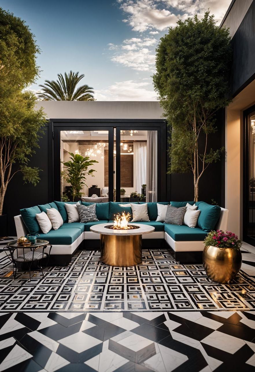 10. Sleek Modern Glamour Outdoors - photo 2