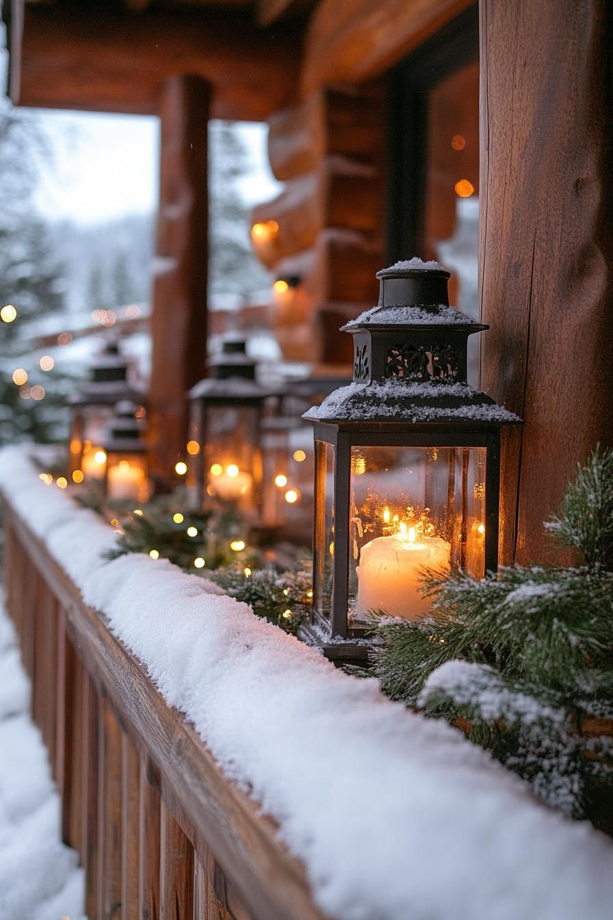 7. Antique Lanterns for Lodge Ambiance