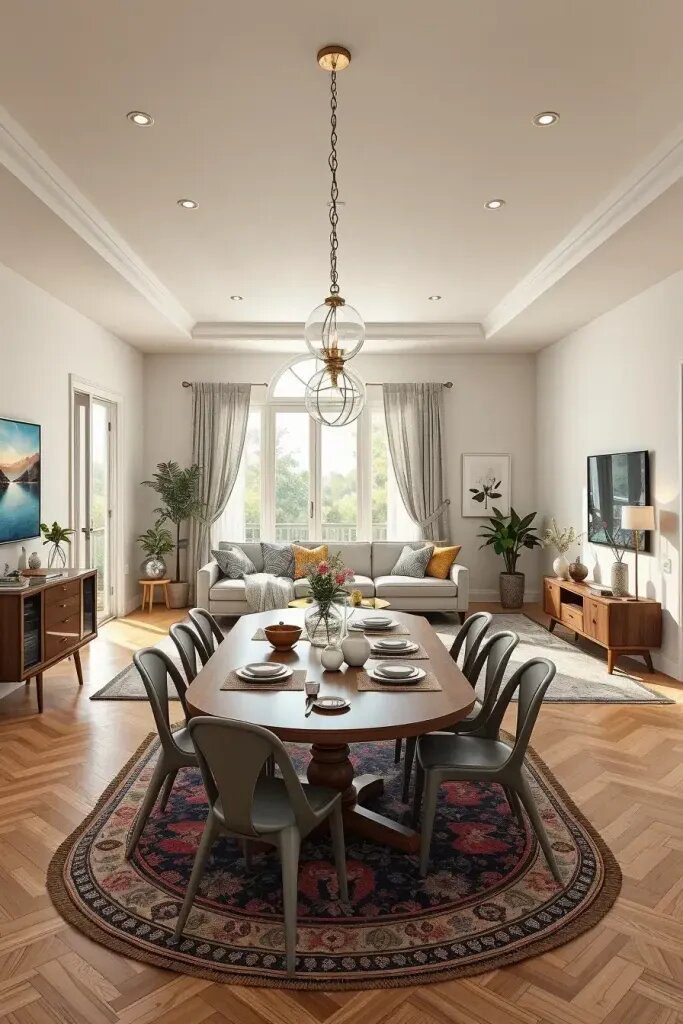 Fresh Layout Ideas For Living And Dining Combos - photo 2