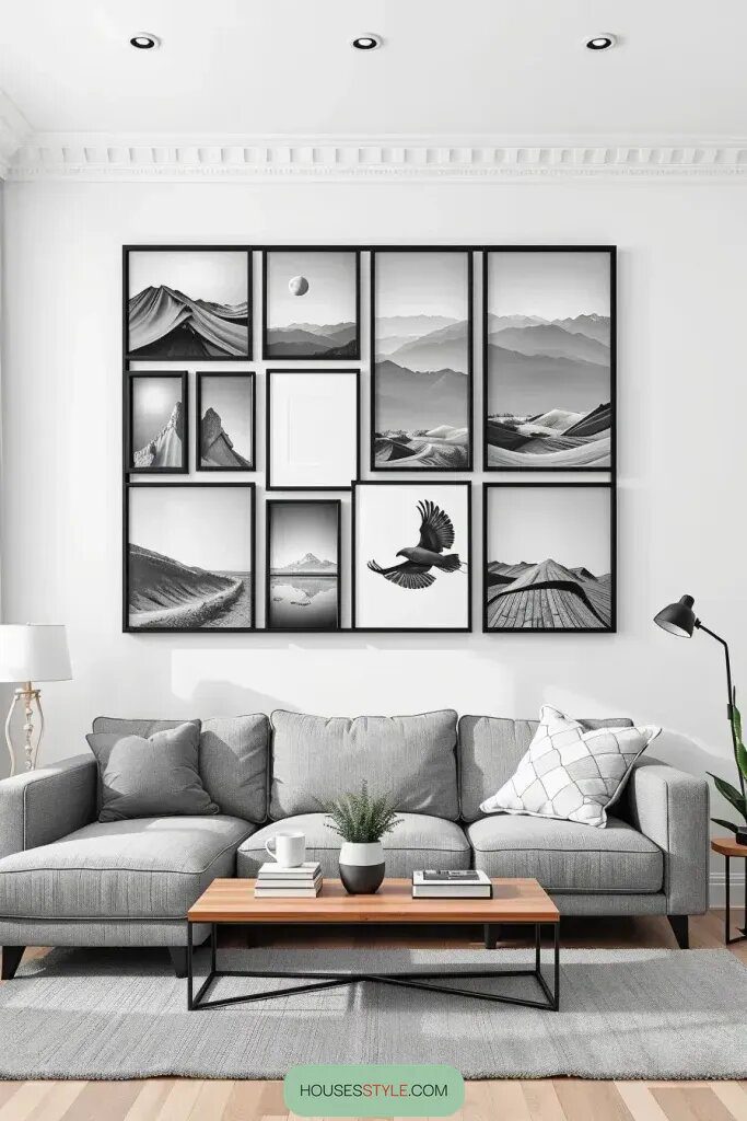 Styling a Wall with Monochrome Photography - photo 2