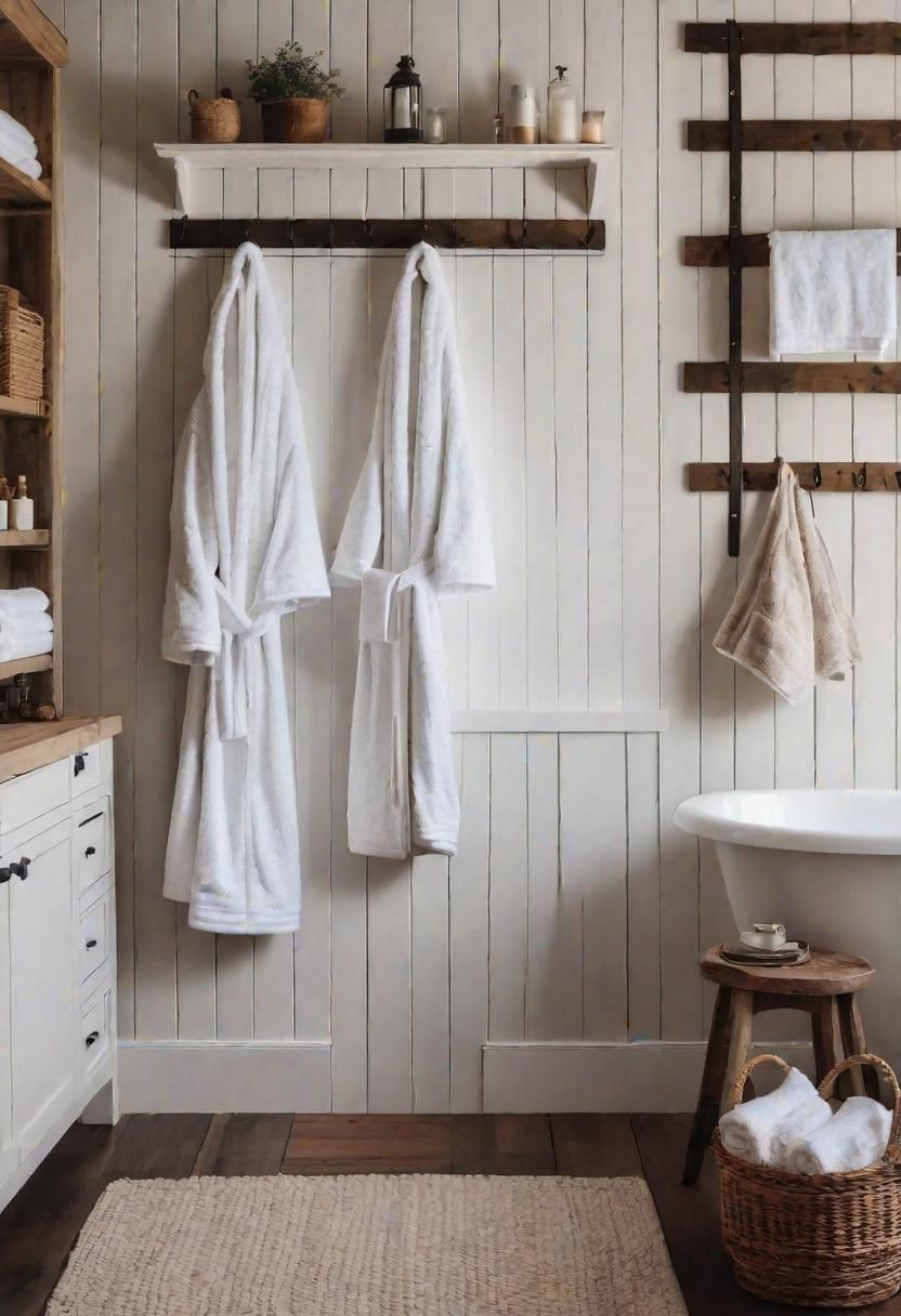 9. Vintage Hooks on Shiplap Walls