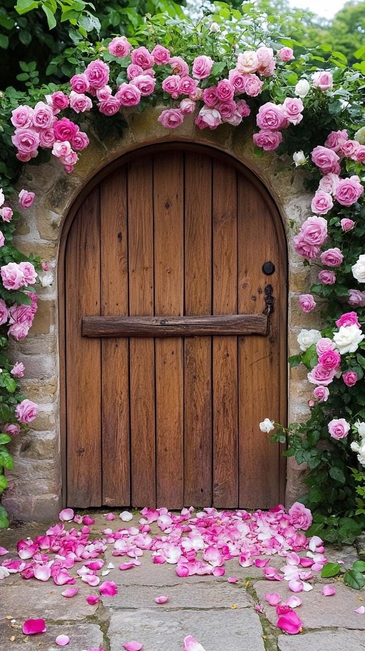 4. The Enchanting Arch Gate Covered in Beautiful Climbing Roses - photo 2