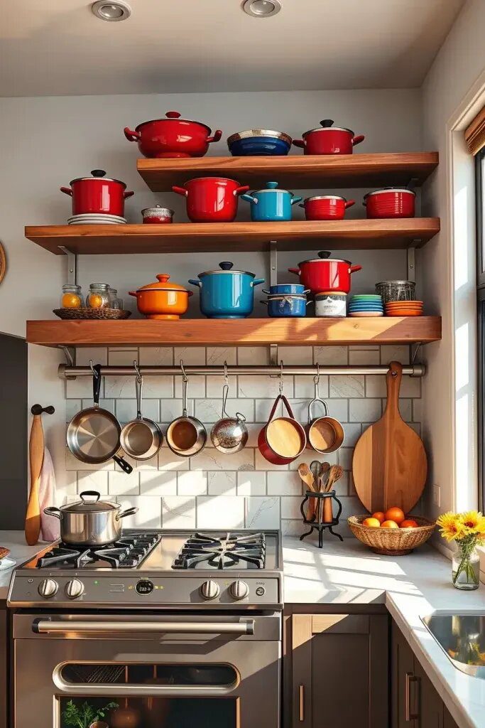 Displaying Bright Enamel Cookware With Pride - photo 2
