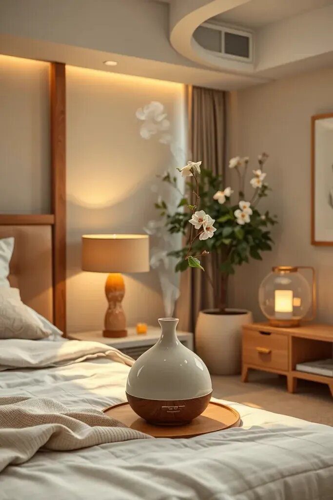 Scent and Sound in a Japandi Retreat