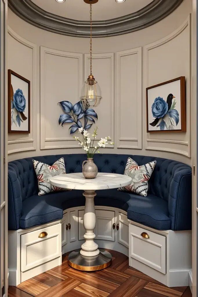 Corner Banquettes in Bold Fabric - photo 2