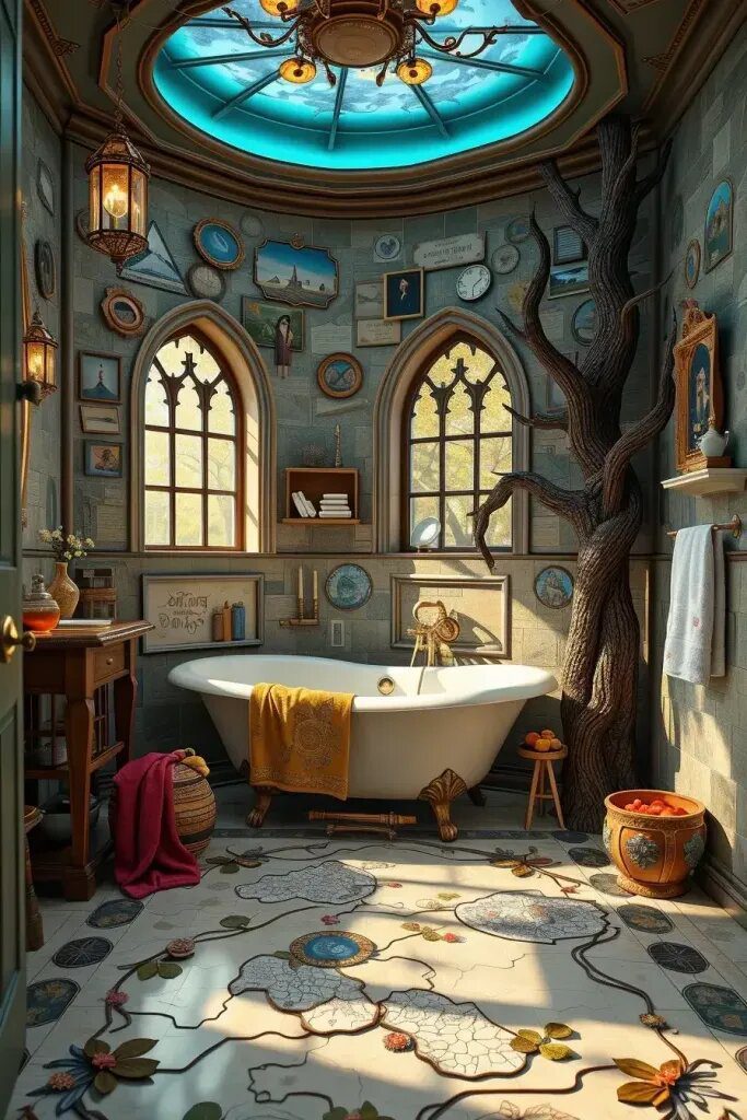 Fantasy-Inspired Enchanting Bathroom Designs