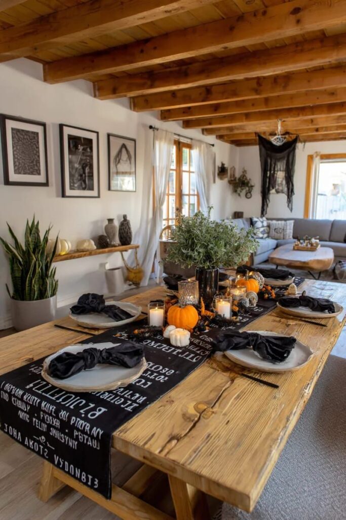 7. Cardboard Ouija Board Table Centerpiece - photo 4