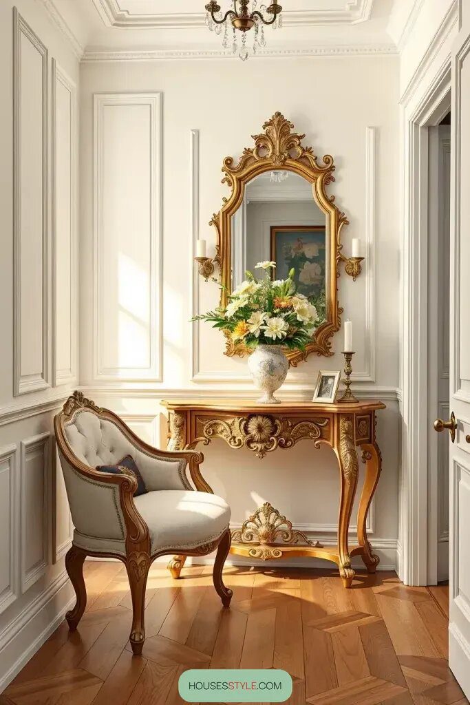 French-Inspired Details for Hallway Decor