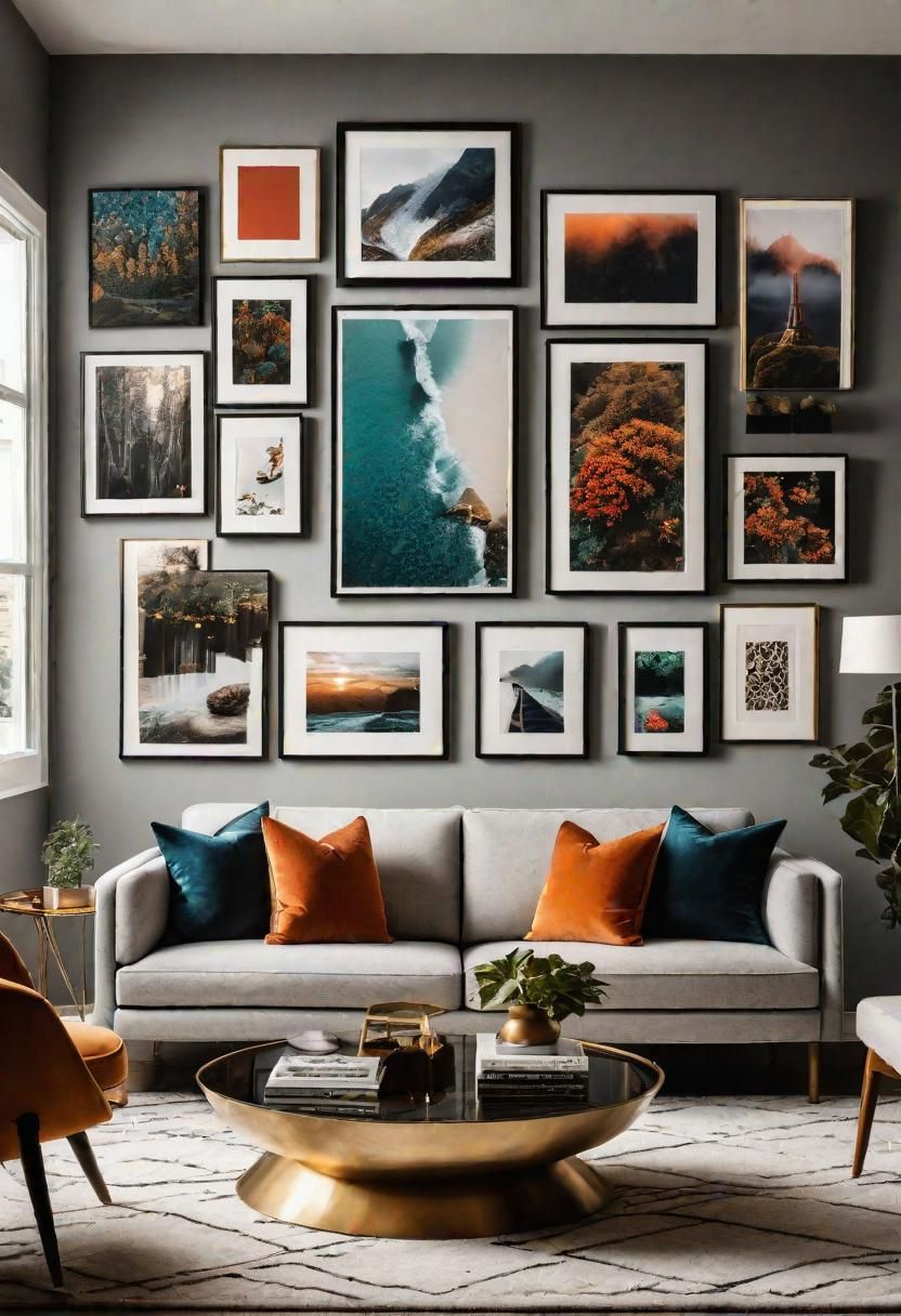 21. Gallery Wall Ideas for Living Rooms