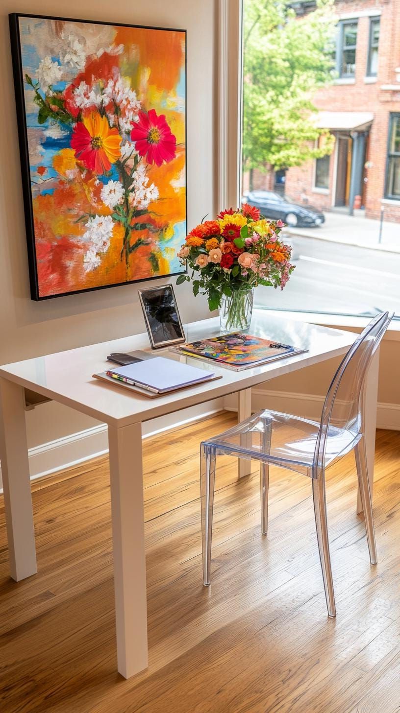 6. Cozy desk by the big window - photo 3