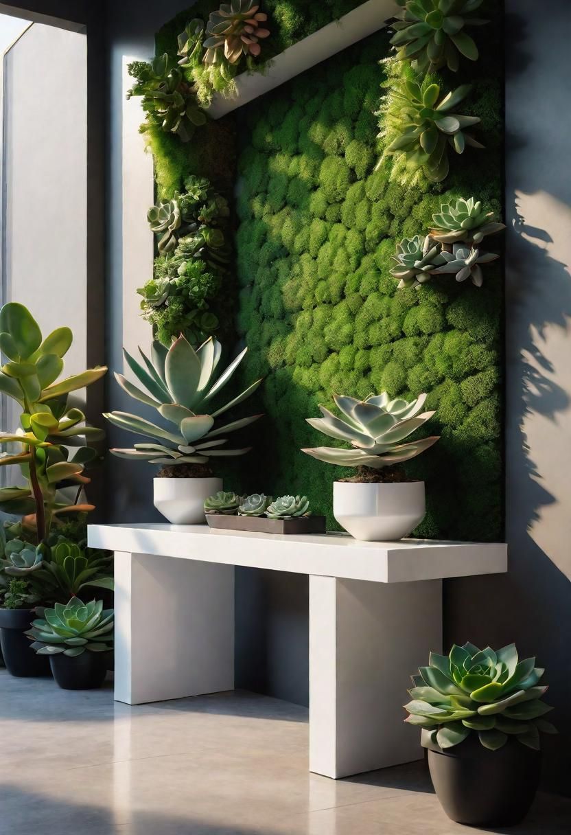 3. Acrylic Table Succulent Display - photo 2