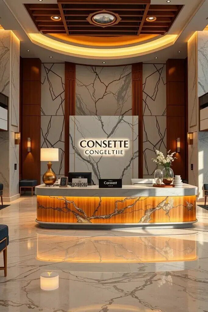Concierge Desks Balancing Function and Flair