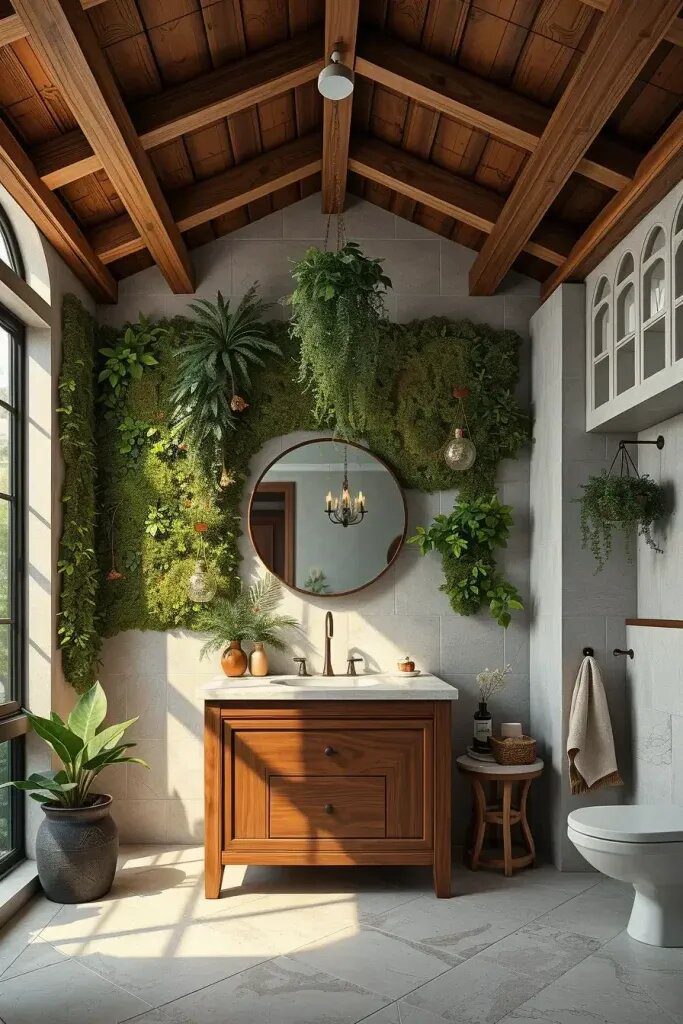 Nature-Infused Bathrooms with Organic Materials - photo 2