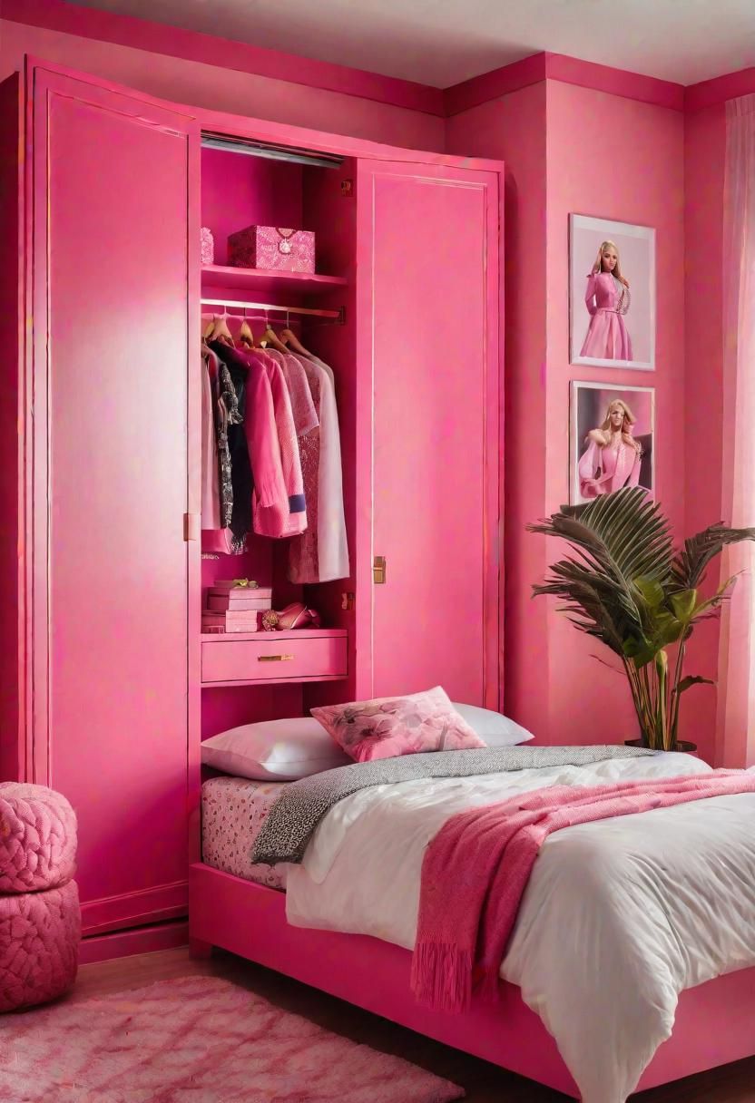 10. Pink Dream Closet Doors