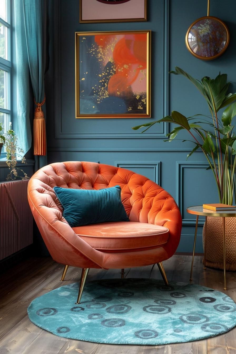 13. Mid-Century Living Room Makeover Ideas - photo 2