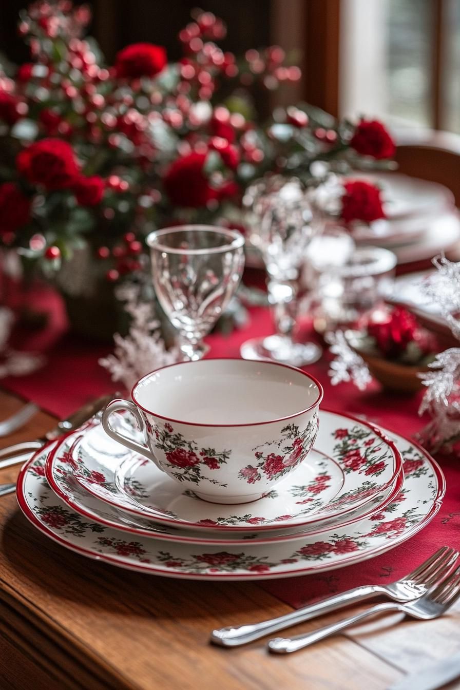 19. Chic Christmas Tableware Ideas