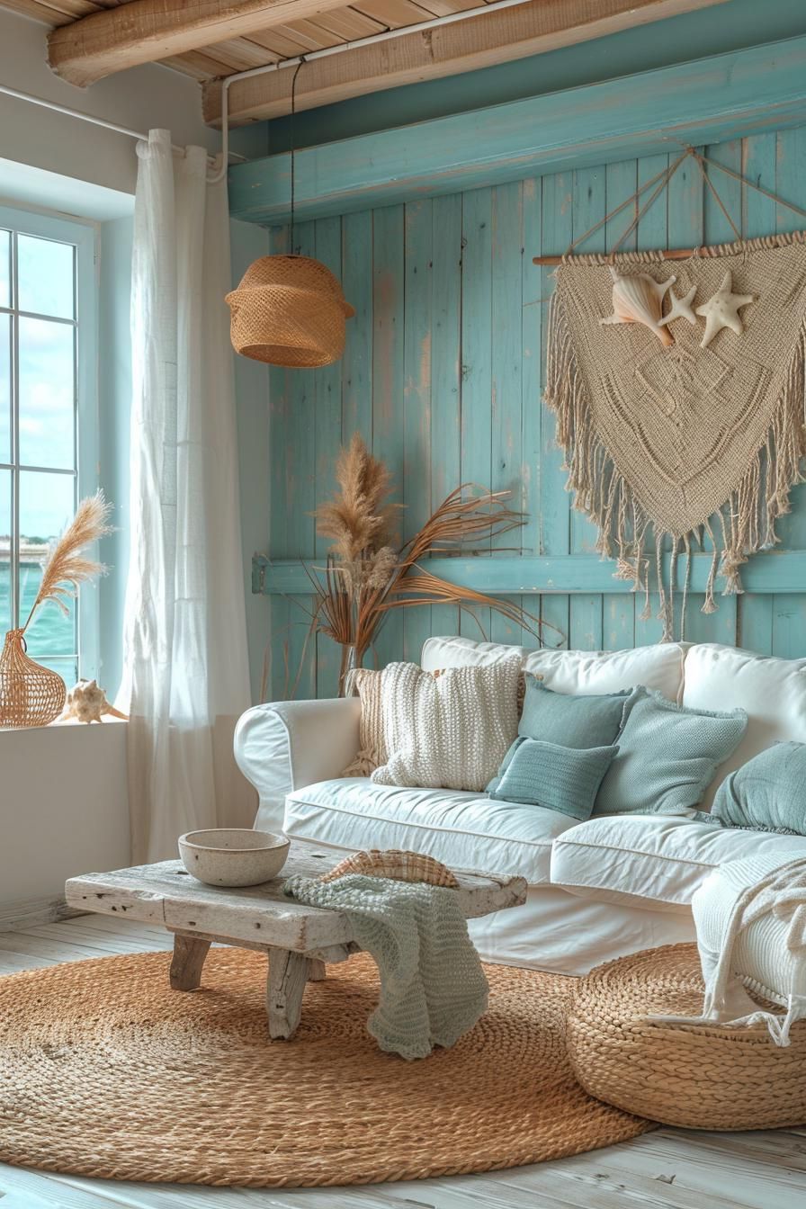 2. Macramé and Seashell Wall Hangings - photo 2
