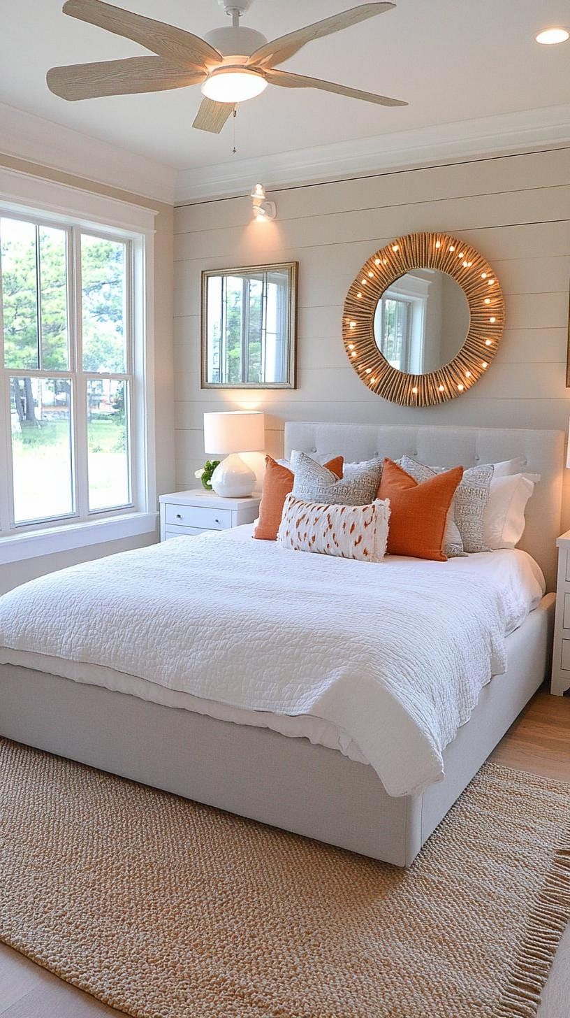 3. Soft string lights around mirrors or windows - photo 3