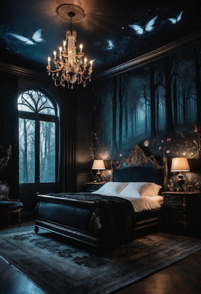 18. Gothic Enchantment Bedroom Style