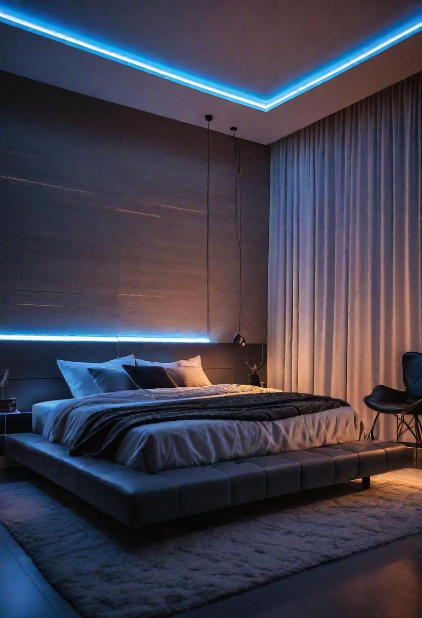 25. Glow-in-the-Dark LED Bedding Accents
