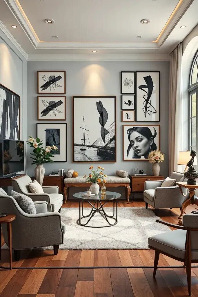 Curate Original Art For A Personal Office
