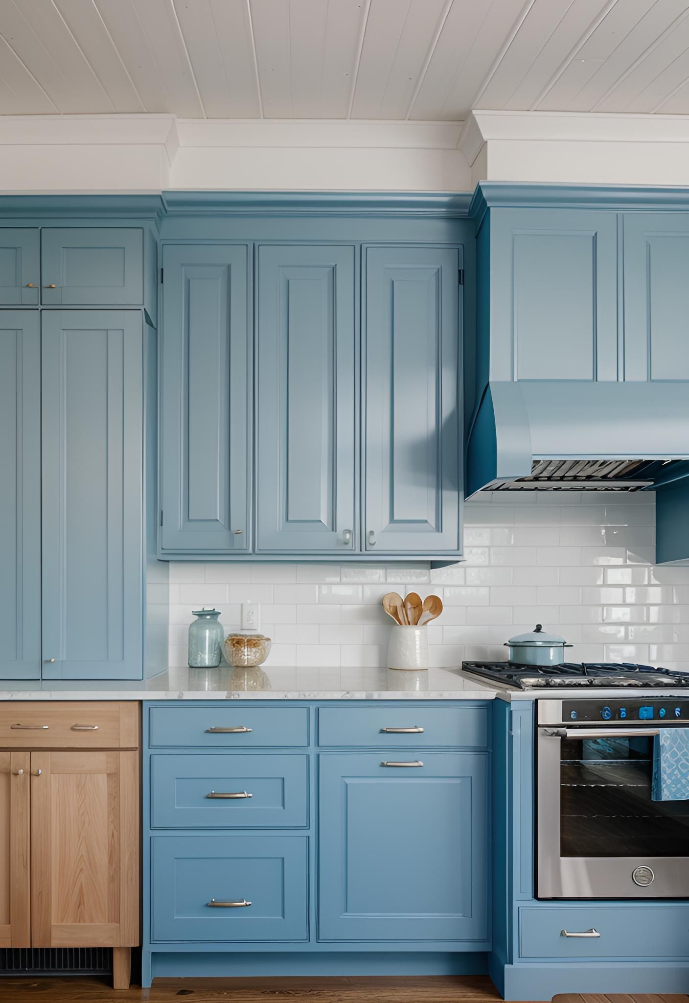 33. Ocean Blue Cabinet Design Ideas