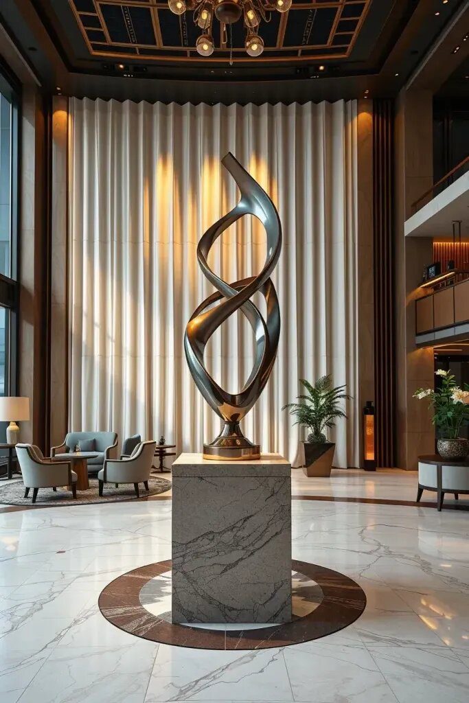 Sculptural Centerpieces That Define a Space